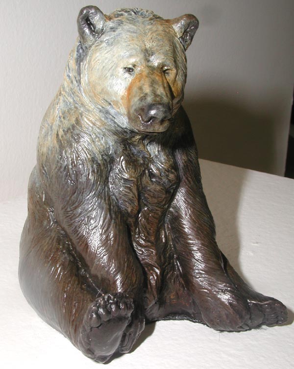 Detailed 4" Sitting Bear