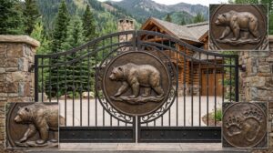 Gate with Grizzly