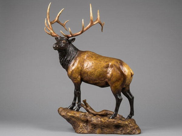 Elk Walking 28"