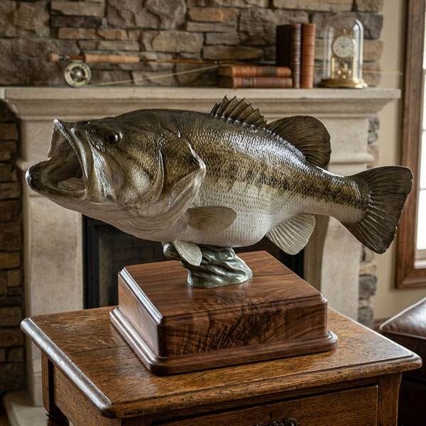 Largemouth Bass Sculpture – World Record Size