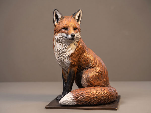 Red Fox Sculpture